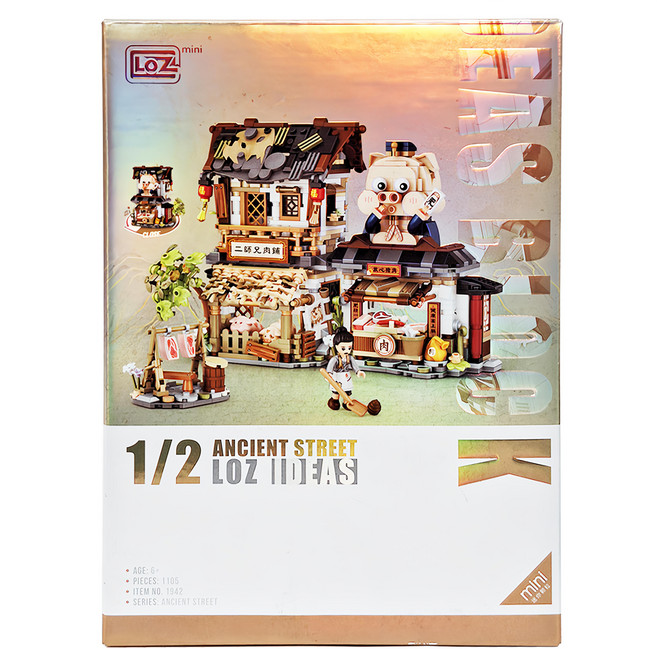 LoZ 積木玩具 二師兄肉舖, 多色, 1盒