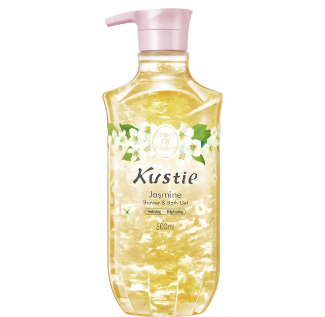 Kustie 茉莉花瓣沐浴露, 500ml, 1瓶