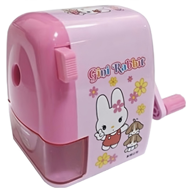 筌翔國際 麻吉大小鉛筆通用可調削筆機, 1入, 藍色, 粉色