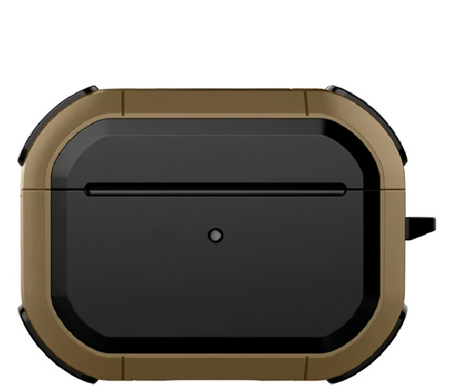 防摔無線耳機保護套, Airpods pro2, 棕色, 1個