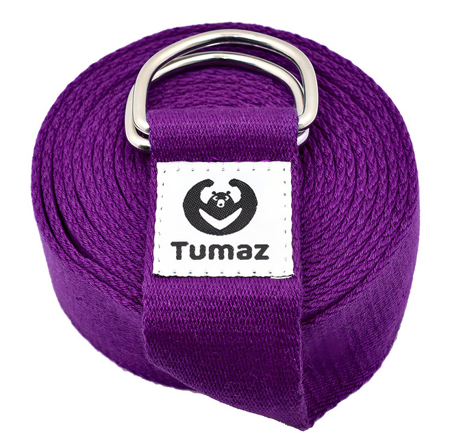 Tumaz 月熊 瑜珈伸展帶, 菖蒲虹紫, 1條