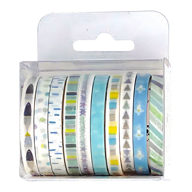 CANDY POETRY 糖詩 和紙膠帶 5 x 2mm 10個, 天天天藍, 1盒