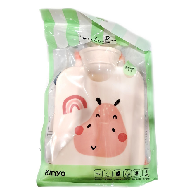 Kinyo 冷暖兩用水袋河馬 WB-9018 124g, 1個