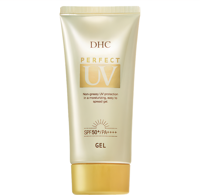 DHC 台灣公司貨 金靚白水感防曬乳 SPF50+ PA++++, 80g, 1條