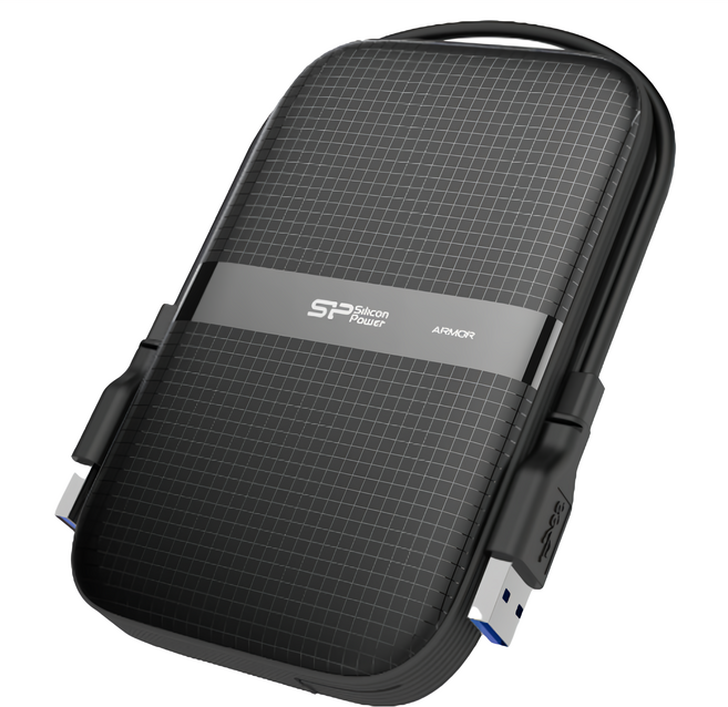 Silicon Power 廣穎電通 軍規防震防水行動硬碟 hdd 2.5吋, 4TB, A60, 單一顏色, 1個