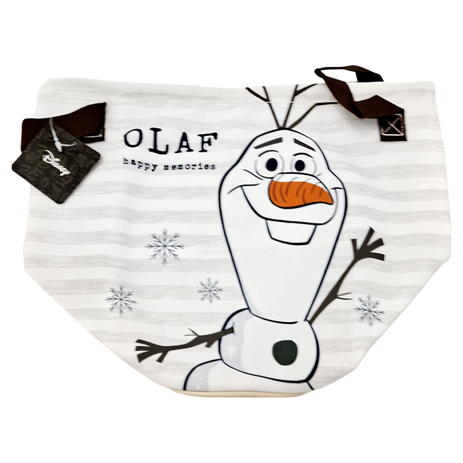 收納王妃 迪士尼收納系列 冰雪收納桶 26 x 23cm, 條紋雪寶, 1個