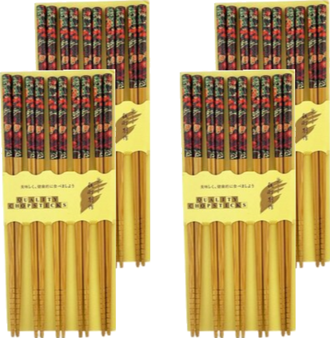 上龍 A級筷, 5雙, 牡丹17, 4包