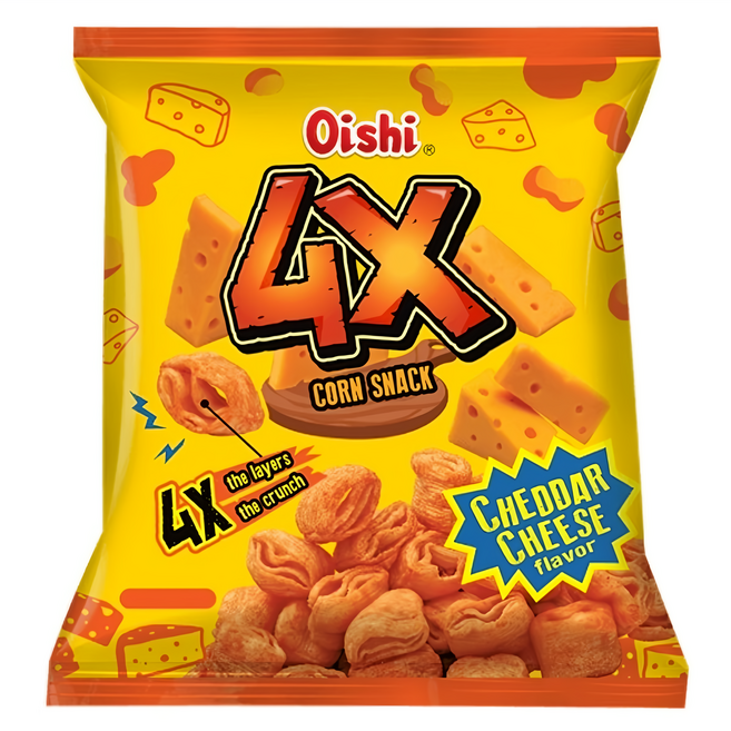 Oishi 上好佳 四層脆餅 起司口味, 85g, 1包