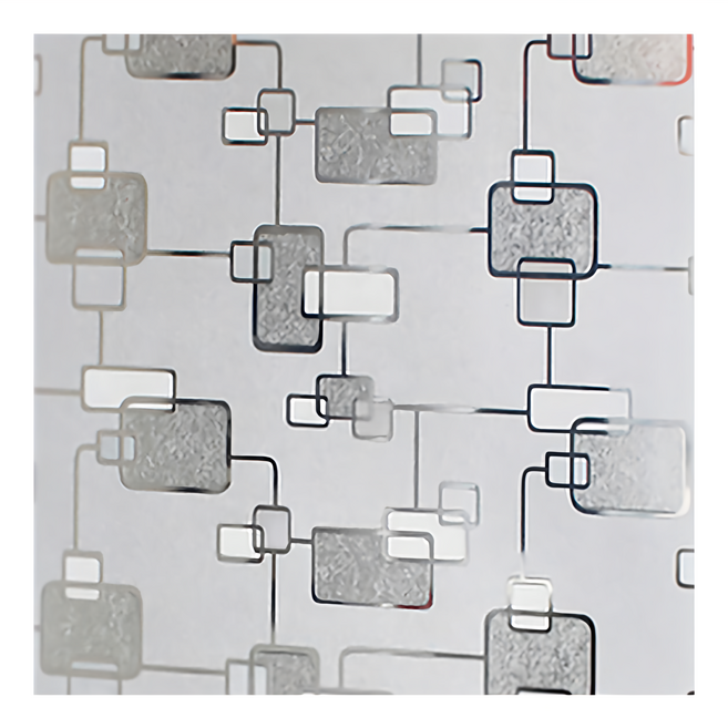 半島良品 抗UV防曬靜電貼窗貼, 唯美幾何