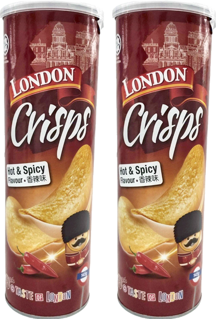 LONDON 倫敦香脆薯片, 145g, 2罐