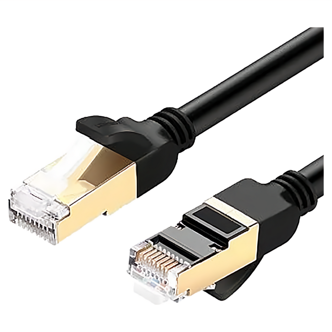 UGREEN 綠聯 CAT7 網路線 FTP版, 1.5m, 黑色, 1條