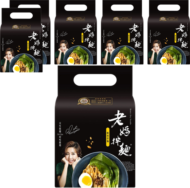老媽拌麵 酸辣拌麵 134g, 24包