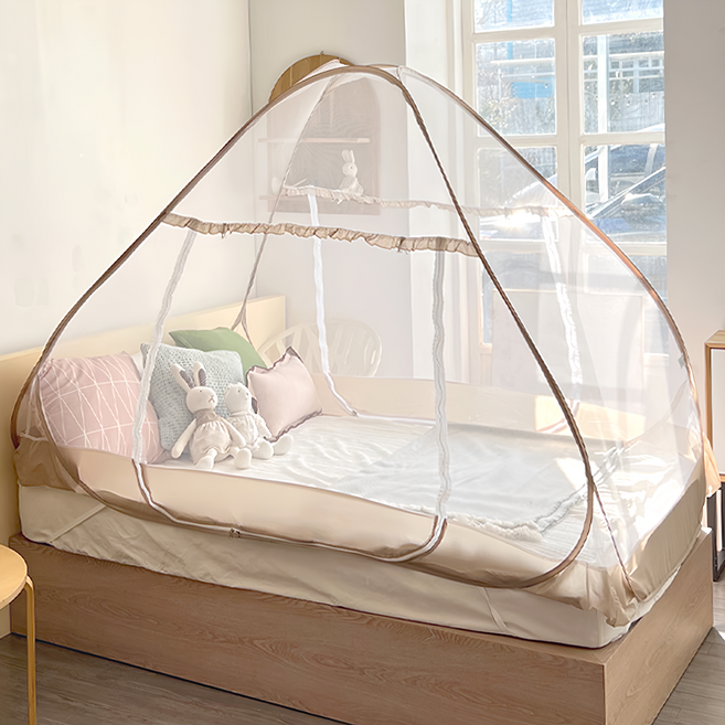 comet Home 有底層的彈開式蚊帳, 米色