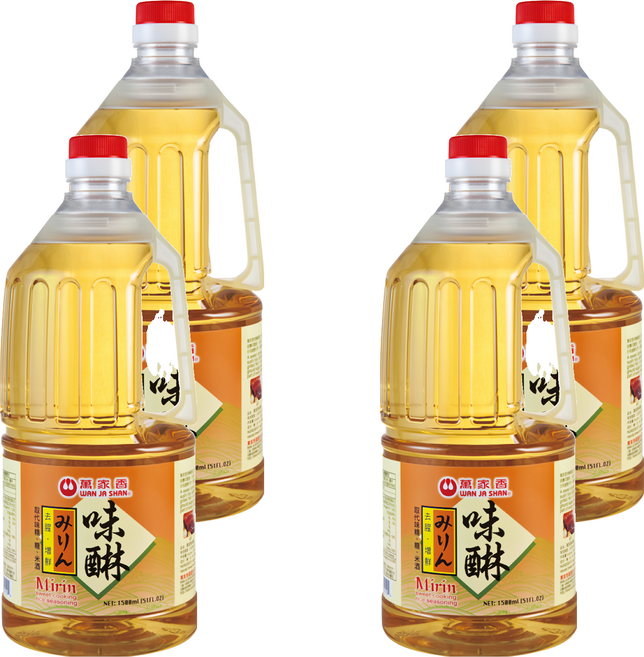 萬家香 味醂 日本調味品 純米釀造, 1.5L, 4瓶