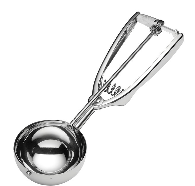 TRIARROW 三箭牌 多用途不鏽鋼冰勺 5cm, 不鏽鋼色, 1支