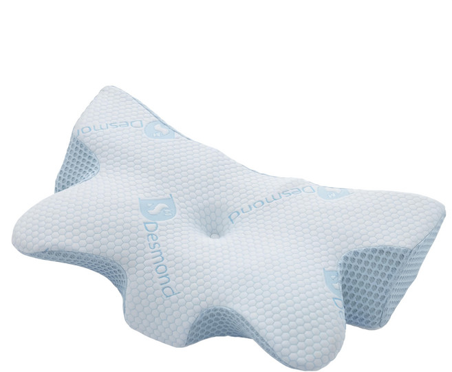 Ishur 伊舒爾 急凍涼感蝶翼枕 支撐頸椎 60 × 40 × 12cm, 1個, 藍色