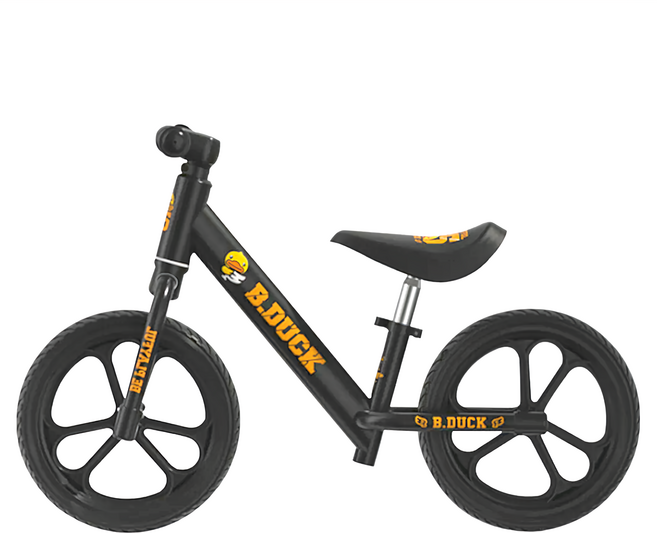 B.Duck 小黃鴨 兒童平衡車 LD1019L-BK, 酷炫黑