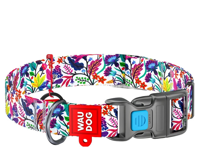 WAUDOG 尼龍項圈, 花花世界, 1條