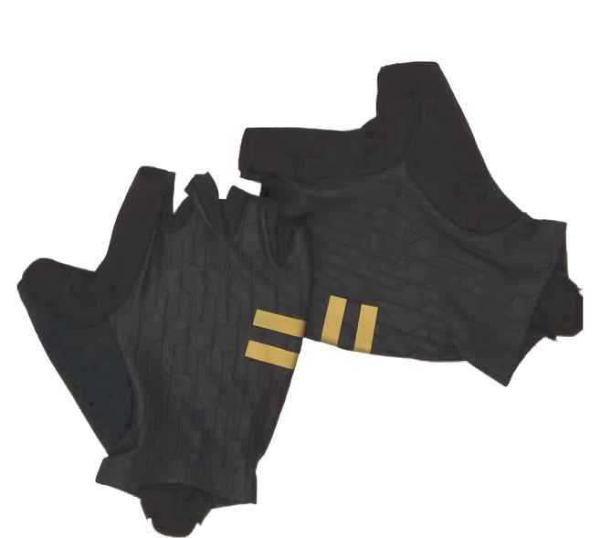 Frontier Trends Mitts 型格半指手套, 黑金, 1雙