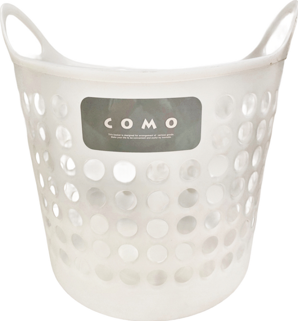 inomata COMO 置物籃 日本製造, 白色