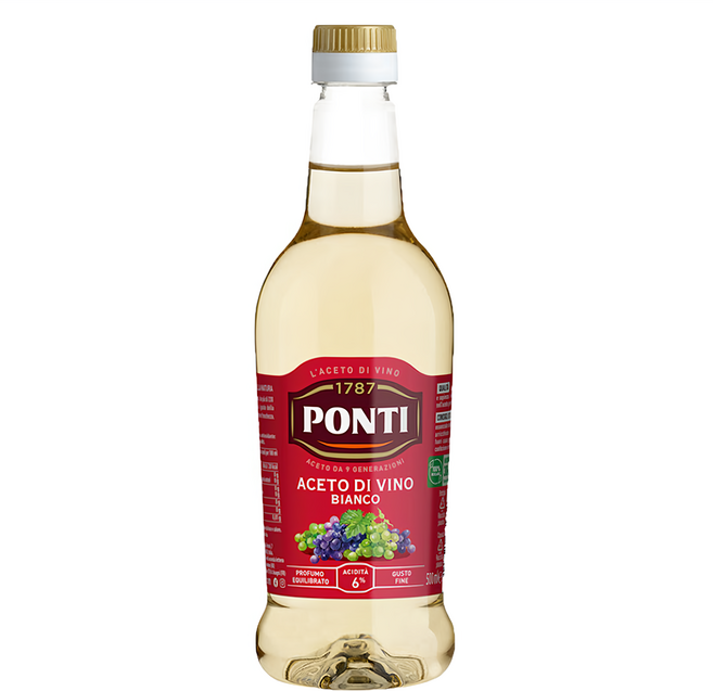 PONTI 白酒醋, 500ml, 1瓶