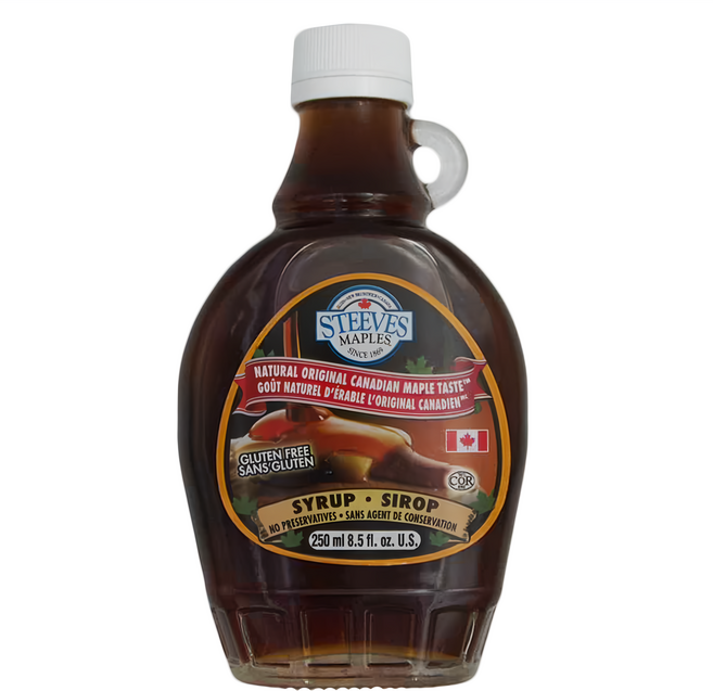 STEEVES MAPLES 加拿大楓糖漿, 250ml, 1瓶