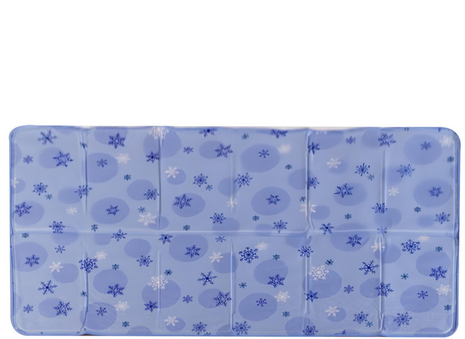 SANKi 三貴 3D網雪花紫固態凝膠冰涼墊床墊, 雪花紫, 涼感墊