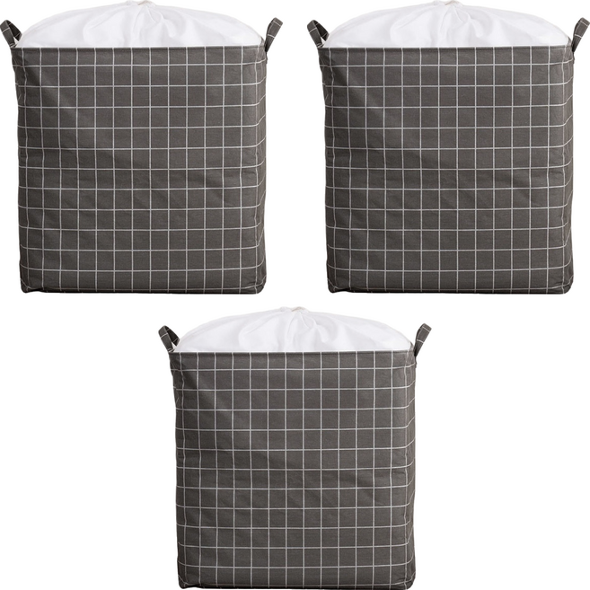 comet Home 多用途立式收納袋 100L, 3個, 黑色