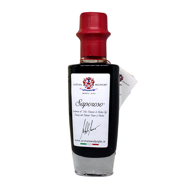 ACETAIA MALPIGHI 瑪畢齊 Saporoso 傳統巴薩米克葡萄醋 義大利百年醋廠精心釀造, 100ml, 1瓶