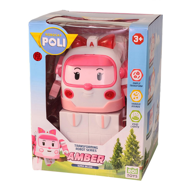 ROI TOYS 7吋聲光變形安寶, 1個