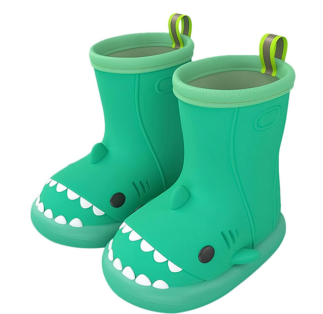 可愛鯊魚兒童雨鞋