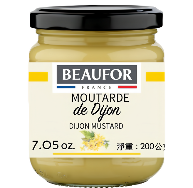 BEAUFOR 堡芙 法式芥末醬, 200g, 1罐