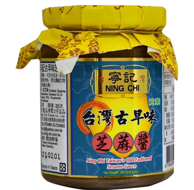 寧記 古早味芝麻醬, 280g, 1瓶