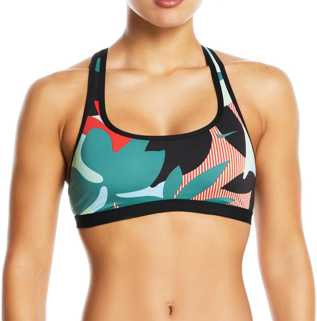 NIKE 耐吉 原野花卉水上運動型上衣 NESSE295