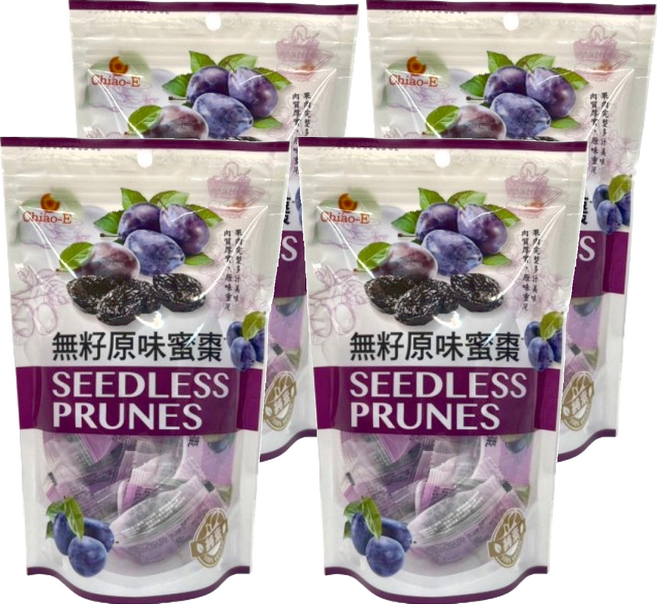 Chiao-E 巧益 無籽原味蜜棗, 140g, 4包