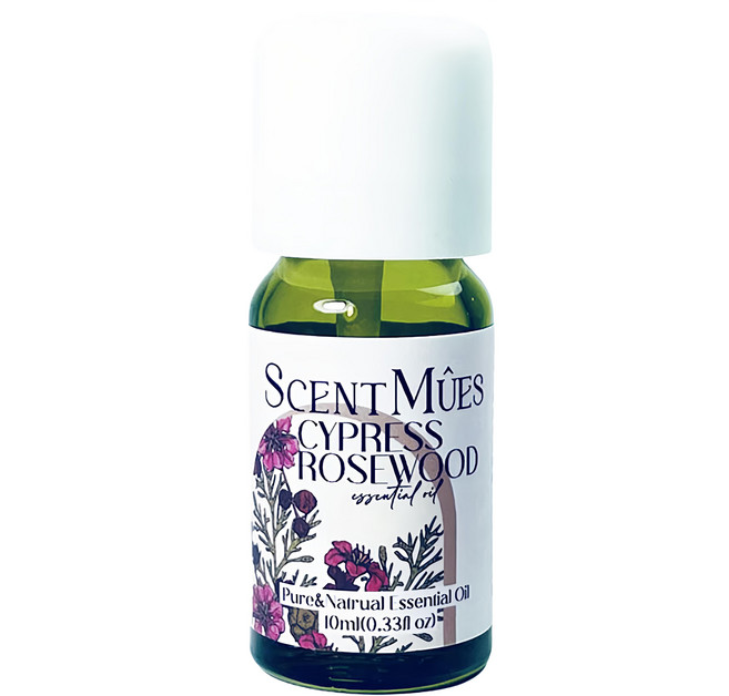 SCENTMUES 森繆斯 光與影系列 基礎純精油, 絲柏玫瑰木, 10ml, 1瓶