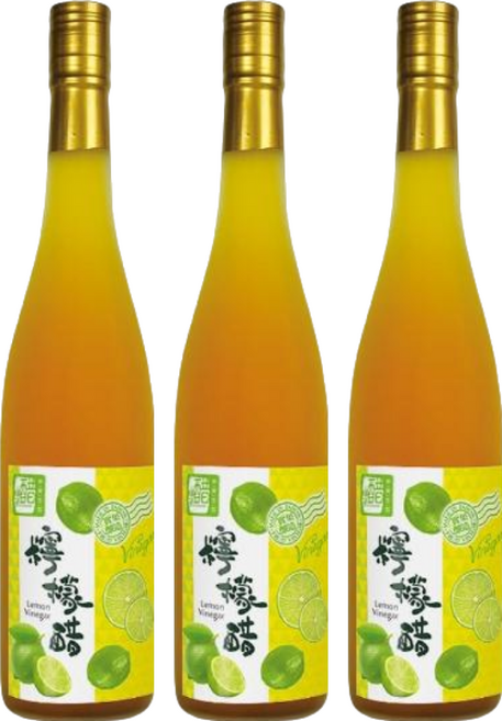 醋桶子 三年熟成檸檬醋, 600ml, 3瓶