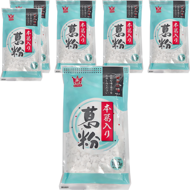 King Foods 王印 本葛吉野 葛粉, 100g, 6包