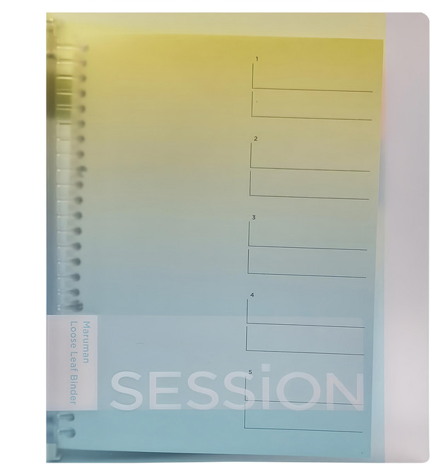 maruman SESSION 26孔夾 B5, 檸檬汽水, 1本