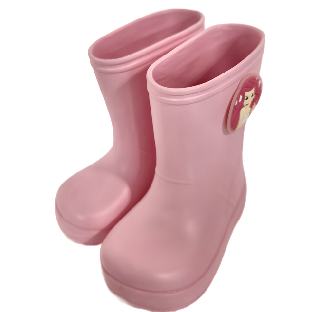 BORUI 柏睿鞋業 兒童款 DN造型中筒輕量雨鞋