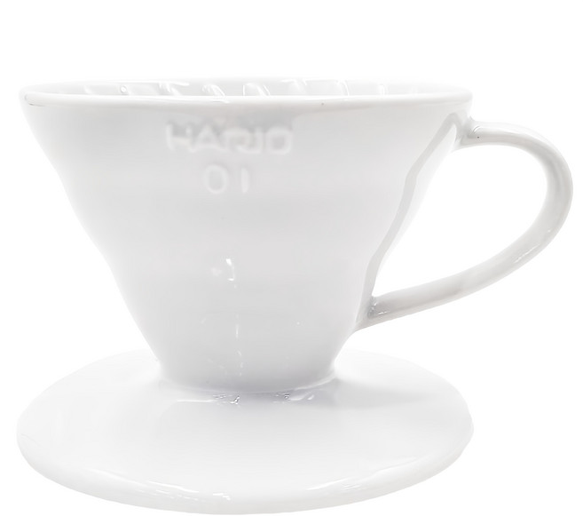 HARIO 好璃奧 V60白色01磁石濾杯, 磁石濾杯, 1個, 1~2杯
