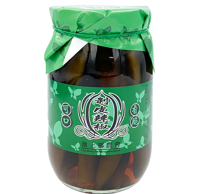 池上鄉農會 剝皮辣椒, 450g, 1罐