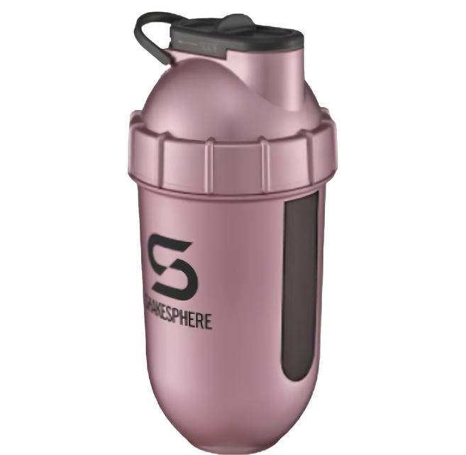 SHAKESPHERE 視窗款膠囊雪克杯, 玫瑰粉, 700ml, 1個