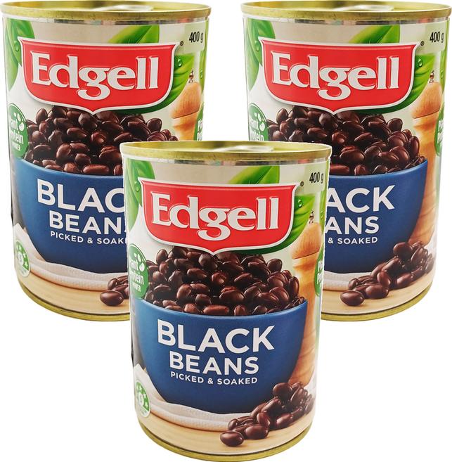 Edgell 愛德格 黑豆, 400g, 3罐