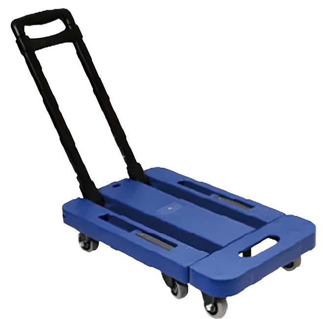 耐重六輪折疊便攜手推車, 藍色, 1個