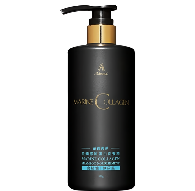 Mdmmd. 明洞國際 魚鱗膠原蛋白洗髮精 滋養潤澤, 570g, 1瓶