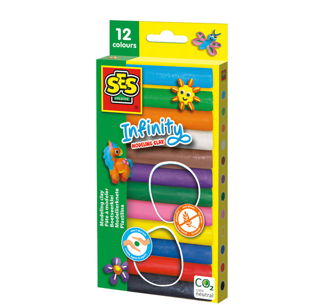 荷蘭SES DIY創意無限塑形無毒黏土-00406, 00406, 180g, 1盒