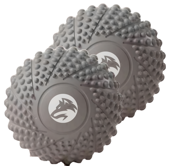 MICHAEL FITNESS 麥克健身 80D磁力按摩球, 灰色, 2個