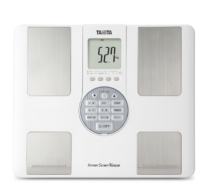 TANITA 塔尼達 百利達語音式體組成計, 1台, BC-202, 白色