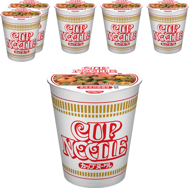 NISSIN 日清 CUP NOODLE 合味道 原味系列 鮮蝦味杯麵, 6入